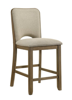 Cockrell Beige/Brown Counter Height Chair (Set of 2) - Ornate Home