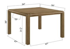 Cockrell Brown Counter Height Table (w/ 18 Leaf) - Ornate Home