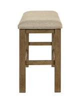 Cockrell Beige/Brown Counter Height Dining Set - Ornate Home