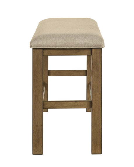 Cockrell Beige/Brown Counter Height Dining Set - Ornate Home