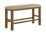 Cockrell Beige/Brown Counter Height Dining Set - Ornate Home