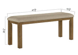 Cockrell Beige/Brown Dining Set - Ornate Home
