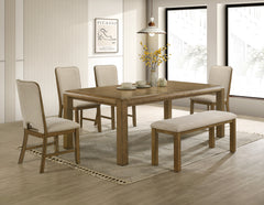 Cockrell Beige/Brown Dining Set - Ornate Home