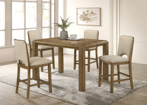 Cockrell Brown Counter Height Table (w/ 18 Leaf) - Ornate Home