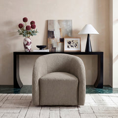 Cocoon Brown Swivel Chair - Ornate Home