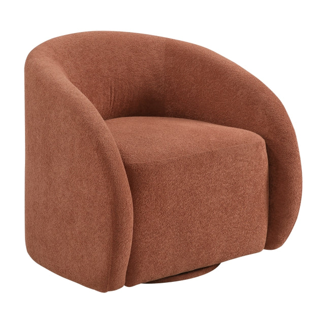 Cocoon Brown Swivel Chair - Ornate Home