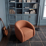 Cocoon Brown Swivel Chair - Ornate Home