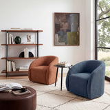 Cocoon Brown Swivel Chair - Ornate Home