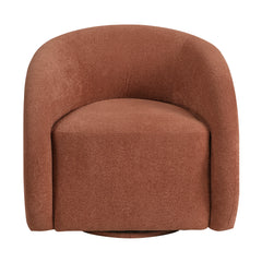 Cocoon Brown Swivel Chair - Ornate Home