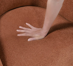 Cocoon Brown Swivel Chair - Ornate Home