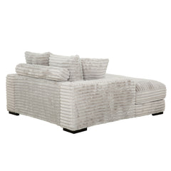 Cocoon Gray Mega Chaise Lounge w/ Dual Cupholders & USB Ports - Ornate Home