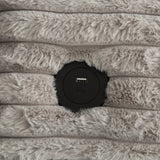 Cocoon Gray Mega Chaise Lounge w/ Dual Cupholders & USB Ports - Ornate Home