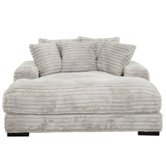 Cocoon Gray Mega Chaise Lounge w/ Dual Cupholders & USB Ports - Ornate Home