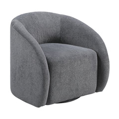 Cocoon Gray Swivel Chair - Ornate Home