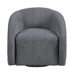 Cocoon Gray Swivel Chair - Ornate Home