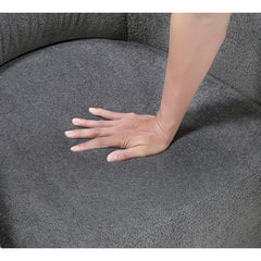 Cocoon Gray Swivel Chair - Ornate Home