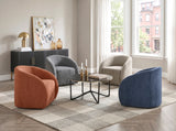 Cocoon Gray Swivel Chair - Ornate Home