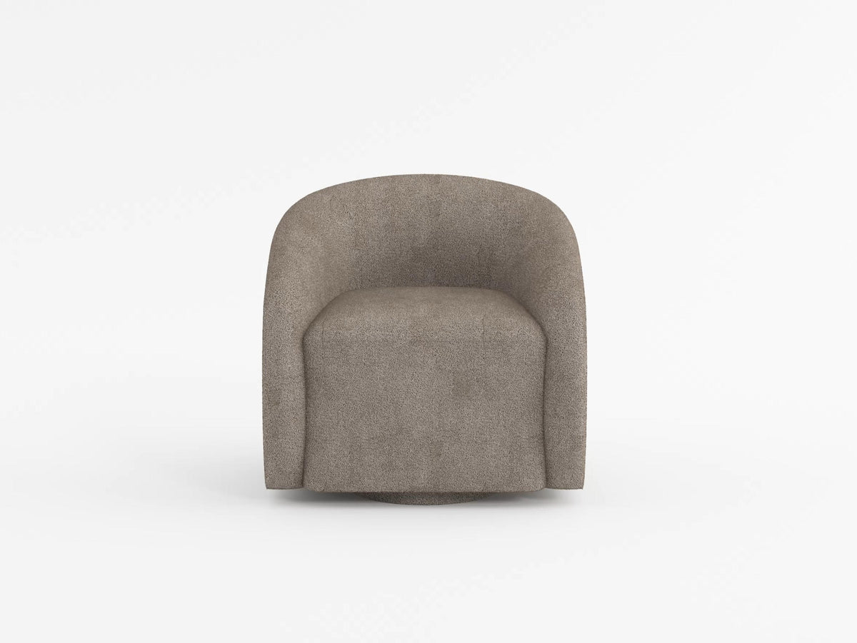 Cocoon Gray Swivel Chair - Ornate Home