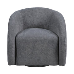 Cocoon Gray Swivel Chair - Ornate Home