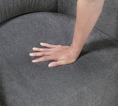 Cocoon Gray Swivel Chair - Ornate Home