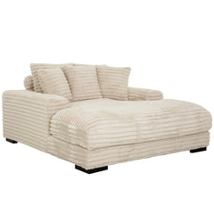 Cocoon Taupe Mega Chaise Lounge w/ Dual Cupholders & USB Ports - Ornate Home