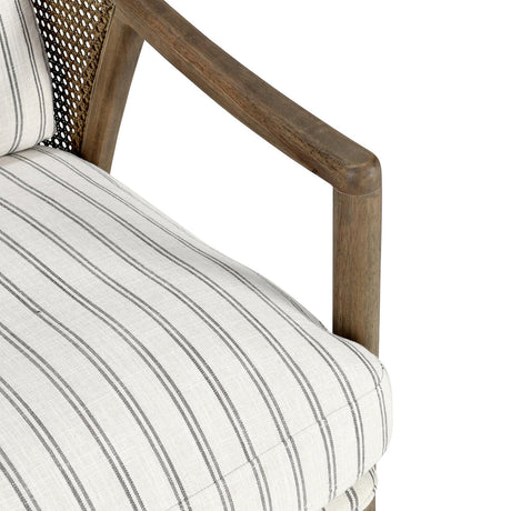 Cody Stripe Accent Chair - Ornate Home