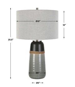 Coen Gray Table Lamp - Ornate Home