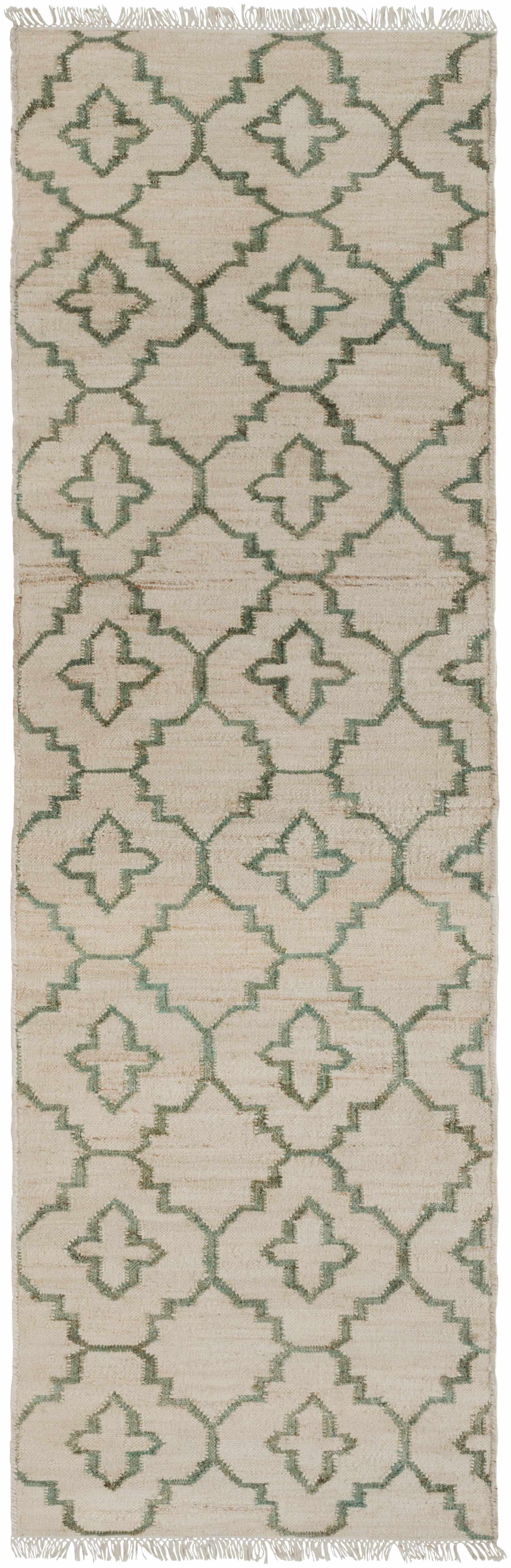 Coffeyville Handcrafted Fringed Jute Carpet - Clearance - Ornate Home