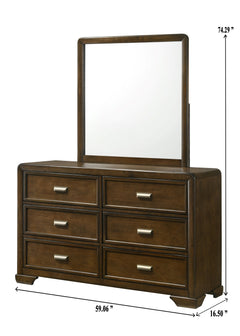 Coffield Brown Dresser - Ornate Home