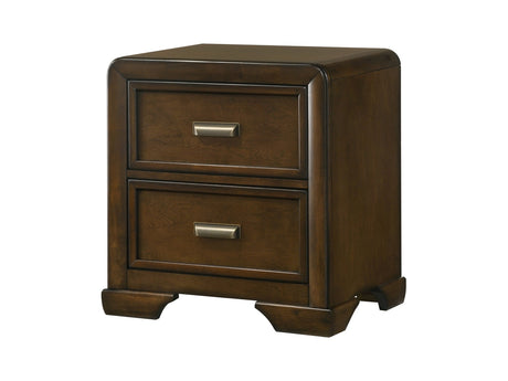 Coffield Brown Nightstand - Ornate Home