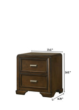 Coffield Brown Nightstand - Ornate Home