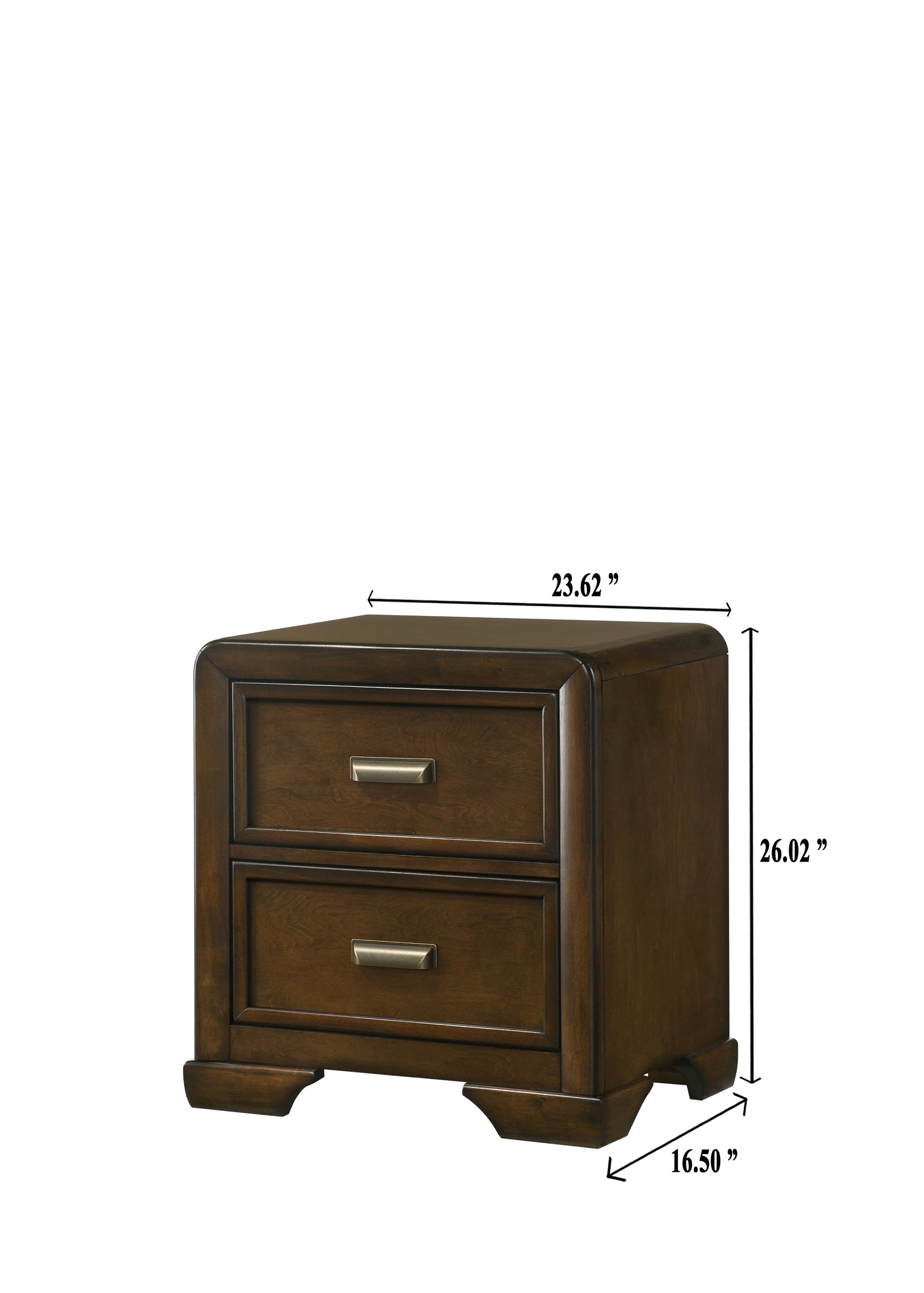 Coffield Brown Nightstand - Ornate Home
