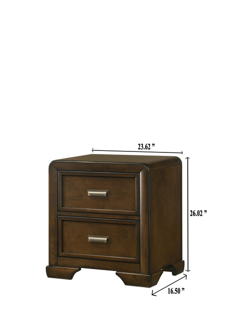 Coffield Brown Nightstand - Ornate Home
