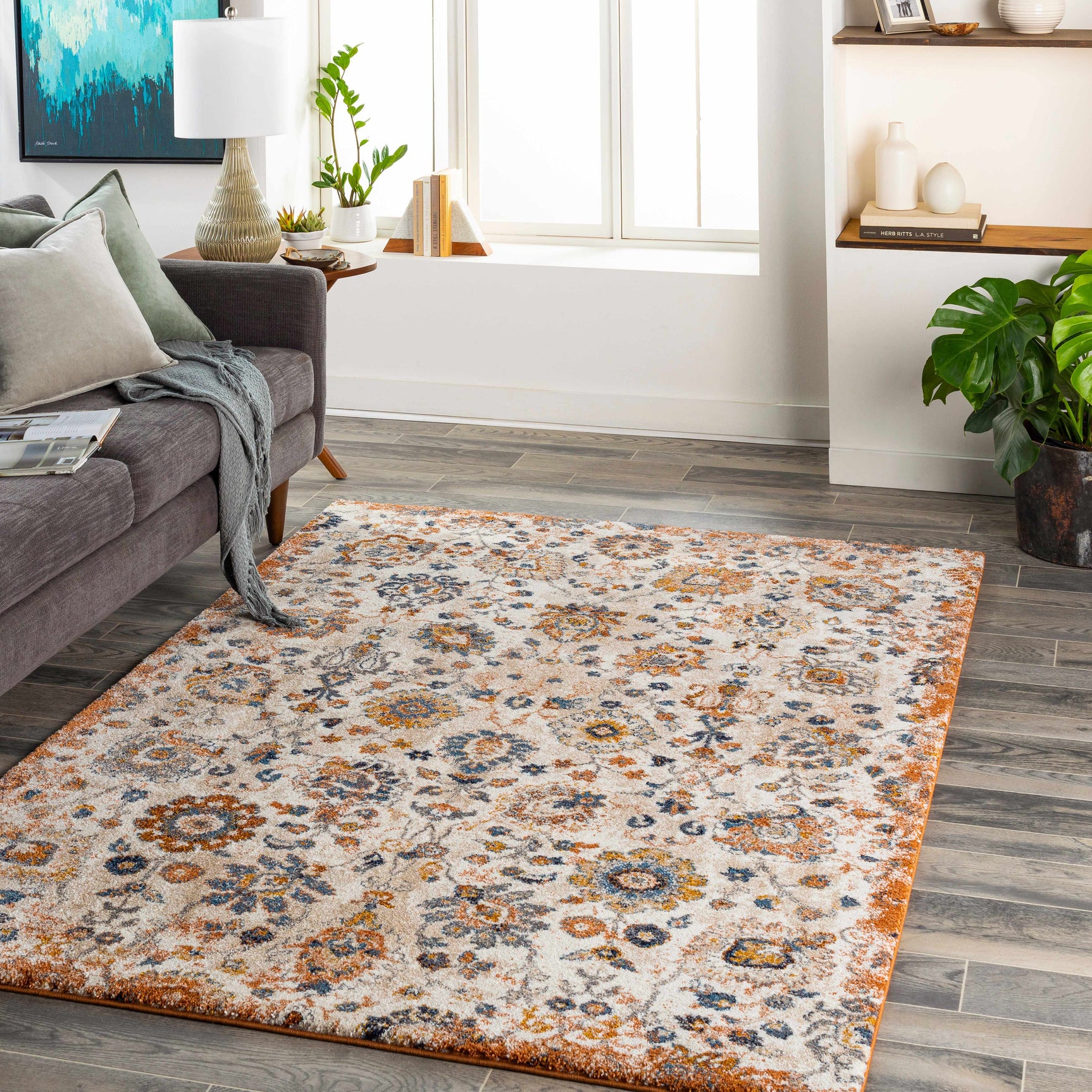 Cogan Beige Thick Luxe Rug - Clearance - Ornate Home