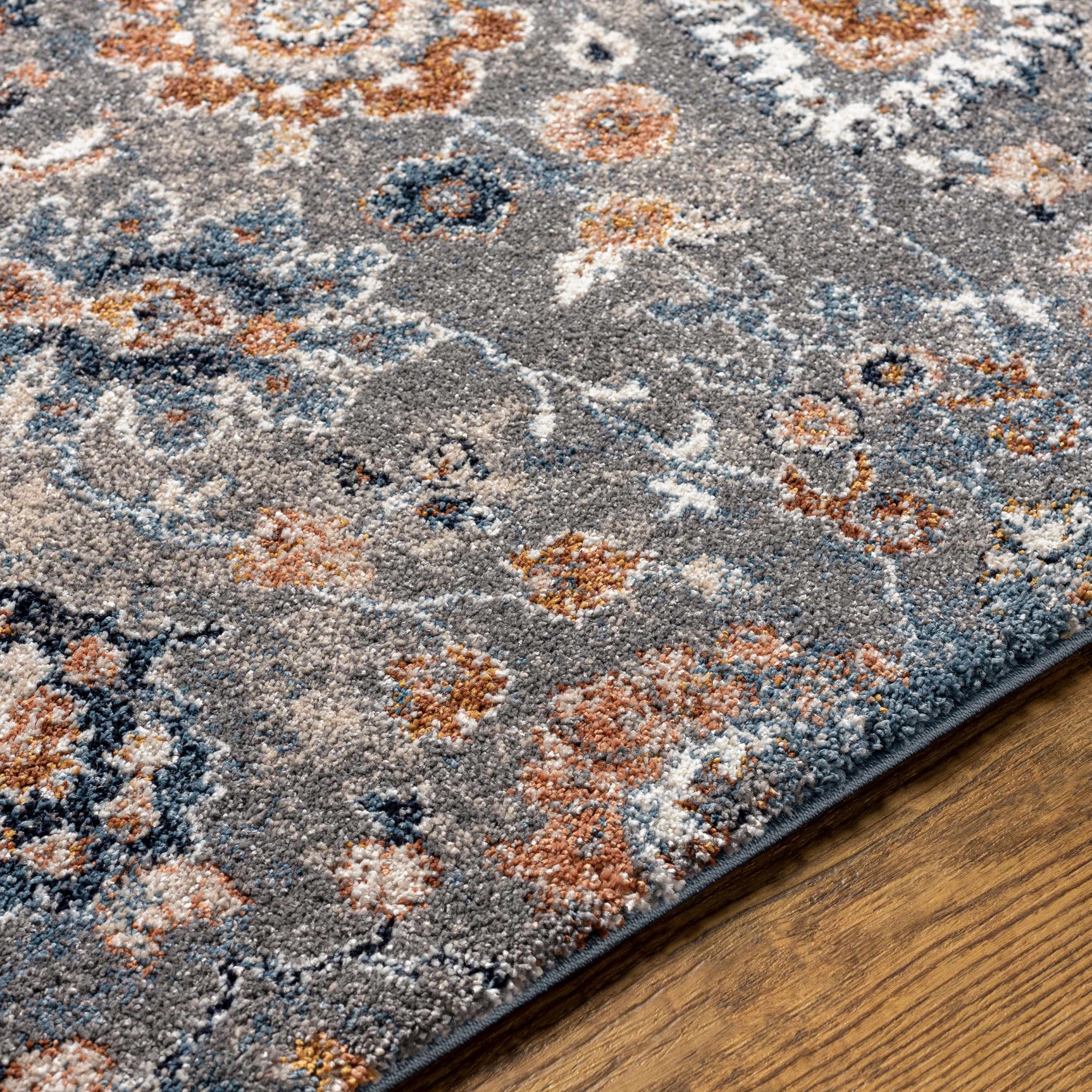 Cogan Gray Thick Rug - Ornate Home