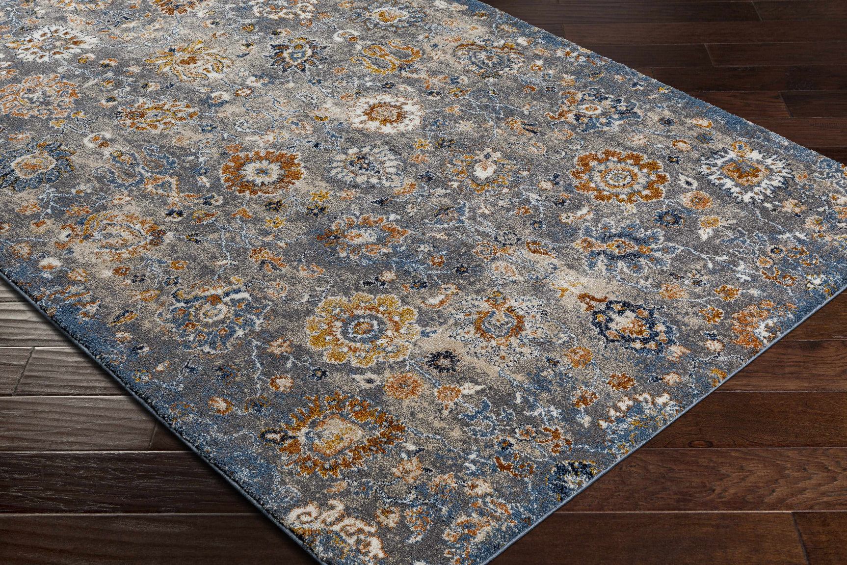 Cogan Gray Thick Rug - Ornate Home