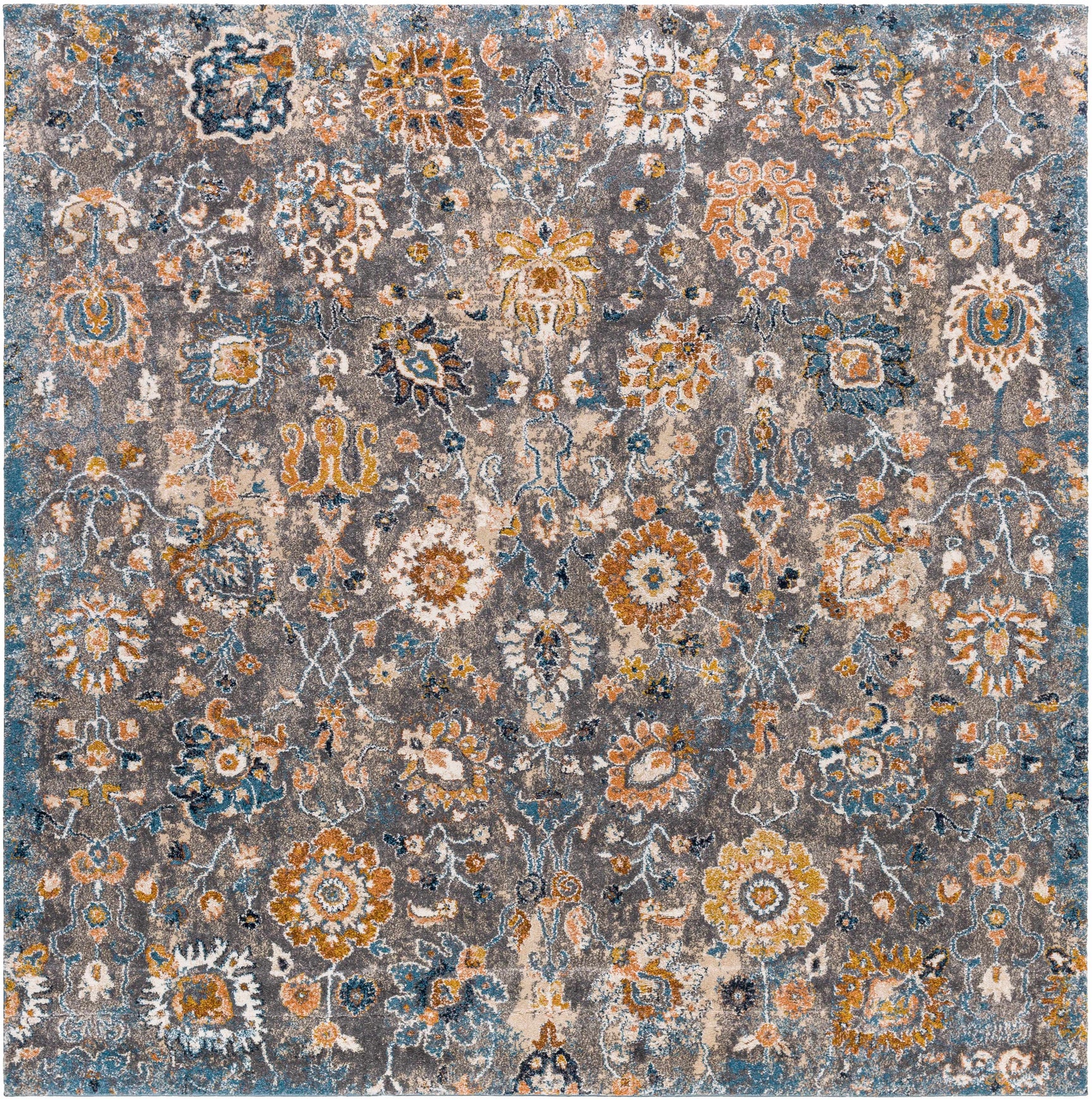 Cogan Gray Thick Rug - Ornate Home
