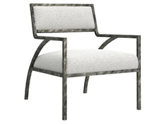 Cohen White/Cream Fabric Chair - Ornate Home