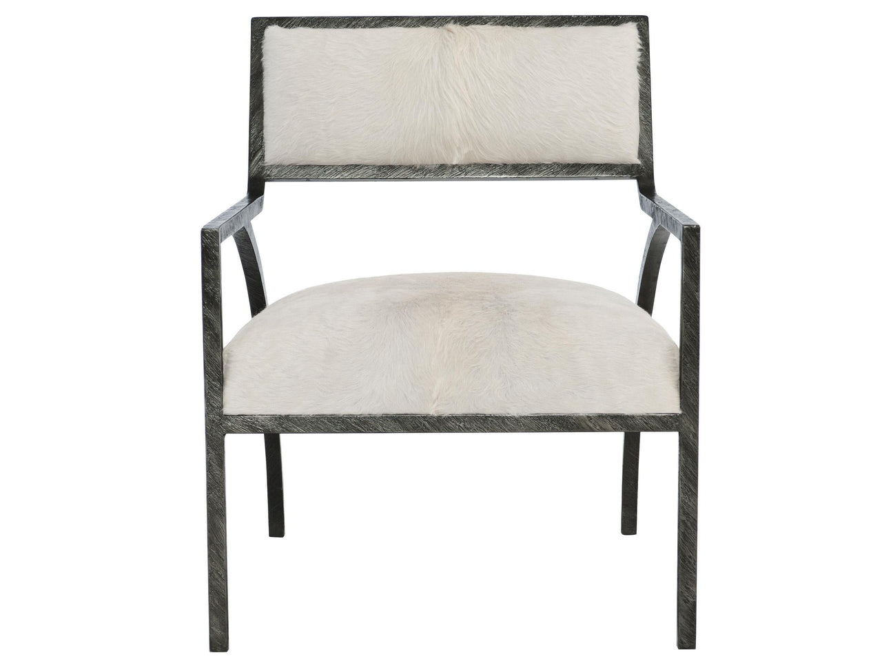 Cohen White/Cream Leather Chair - Ornate Home