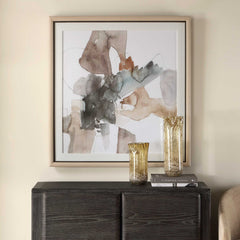 Cohesion Multicolor Framed Abstract Print - Ornate Home