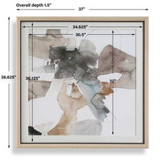 Cohesion Multicolor Framed Abstract Print - Ornate Home