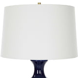 Coil Blue Sculpted Table Lamp - Ornate Home