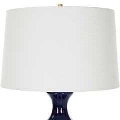 Coil Blue Sculpted Table Lamp - Ornate Home