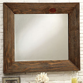 Coimbra Rustic Natural Tone Mirror - Ornate Home