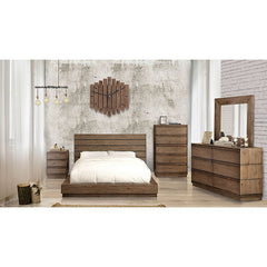 Coimbra Rustic Natural Tone Mirror - Ornate Home