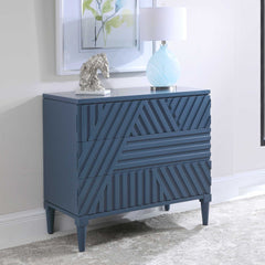 Colby Blue Drawer Chest - Ornate Home