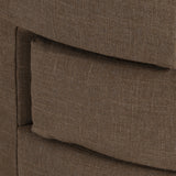 Colby Brown Fabric Swivel Chair - Ornate Home