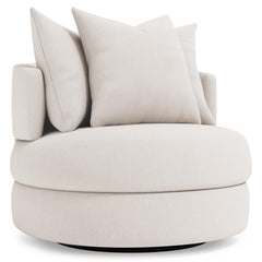 Colby Gray Swivel Chair - Ornate Home