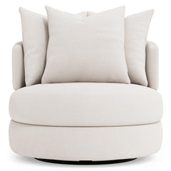 Colby Gray Swivel Chair - Ornate Home