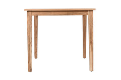 Colby Natural/Blueberry Counter Dining Table w/ 4 Maddox Stools - Ornate Home